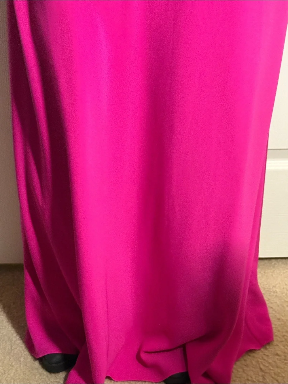JILL STUART HOT PINK CUTOUT MAXI DRESS S